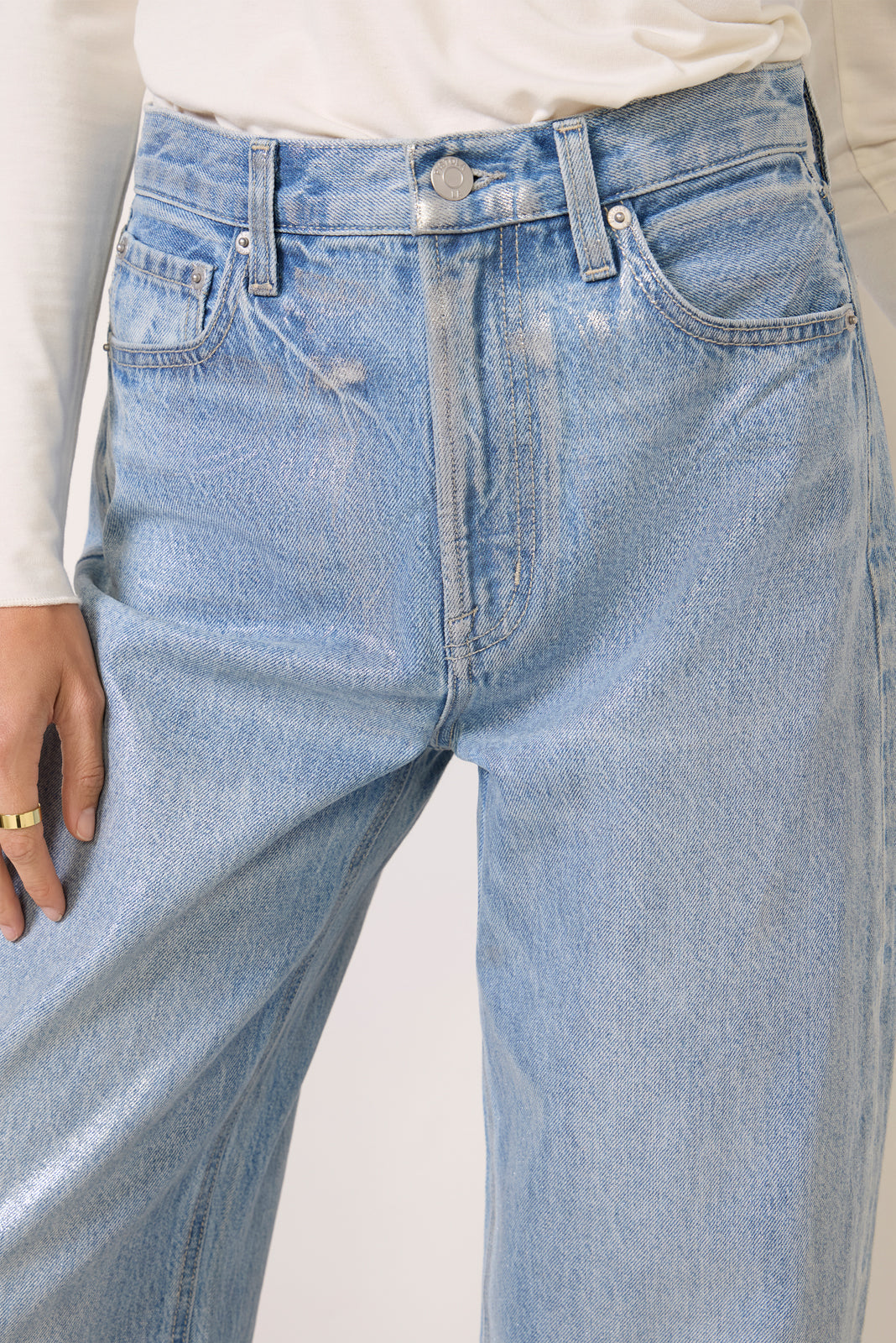 Women's Wes Sparkle Barrel Jean
