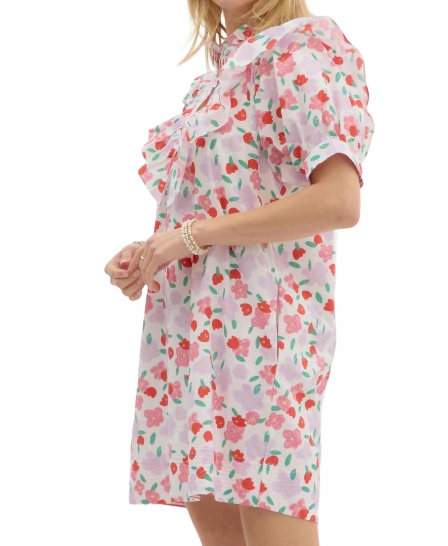 Estelle Mini Dress In Multi