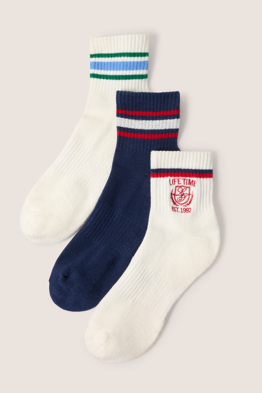 Women's Lifetime Quarter Sock 3 Pack