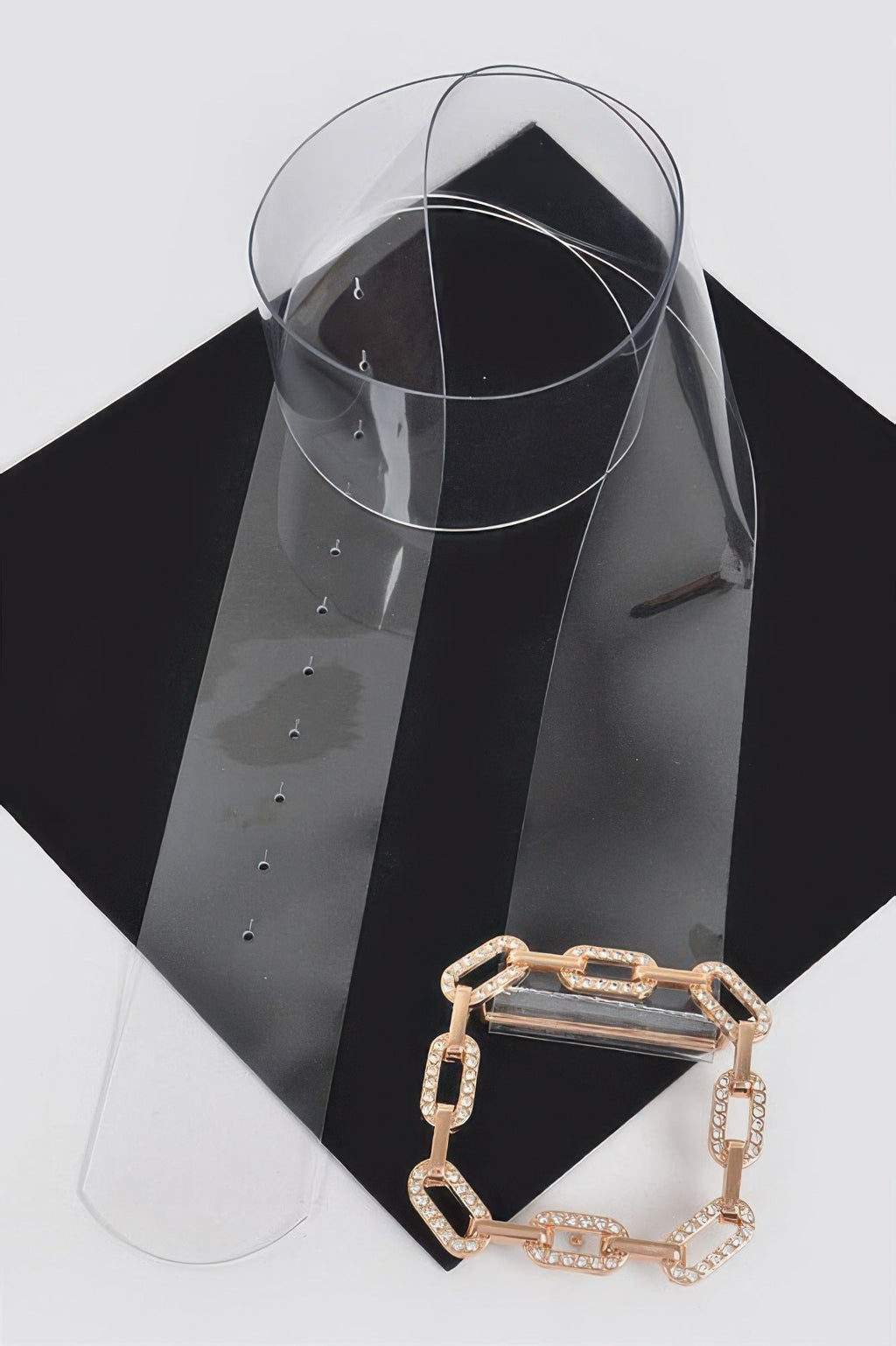 Modern Clear Plus Size Waist Belt