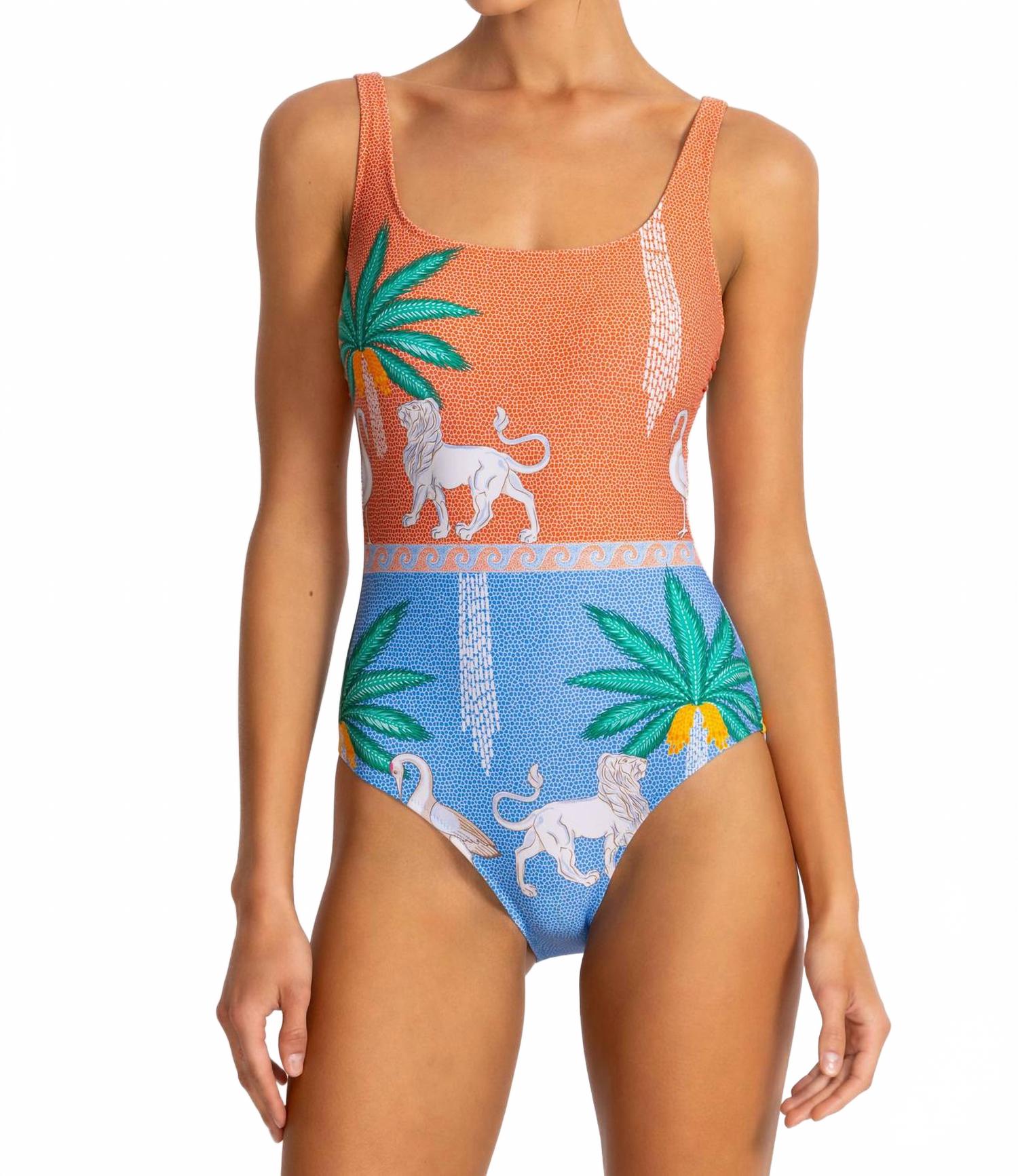 Women's Paolita Tank One Piece In Circe's Garden