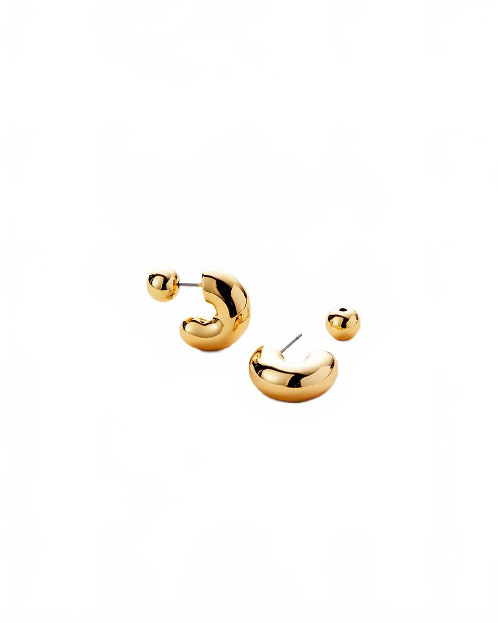 Small Tomme Hoops In Gold