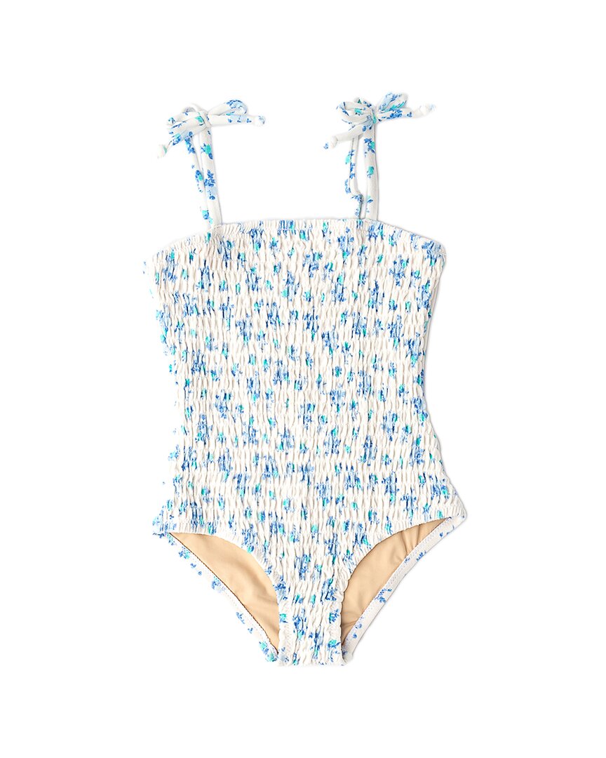 Shade Critters Cottage Rose Terry Smocked Swimsuit