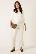 Women's Lennon Cropped Bootcut Coated Jean
