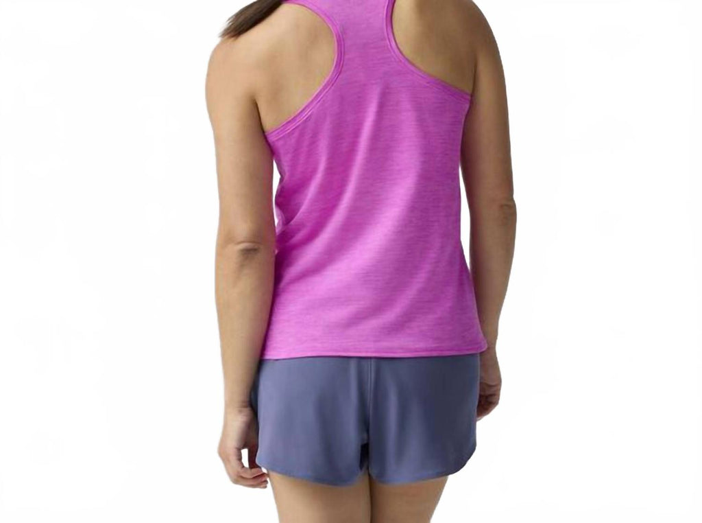 Luxe Tank Top In Heather Magenta