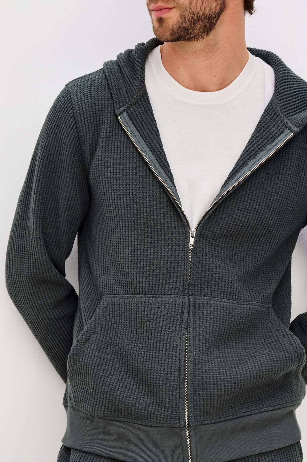 Kenton Zip Up Jacket In Ink
