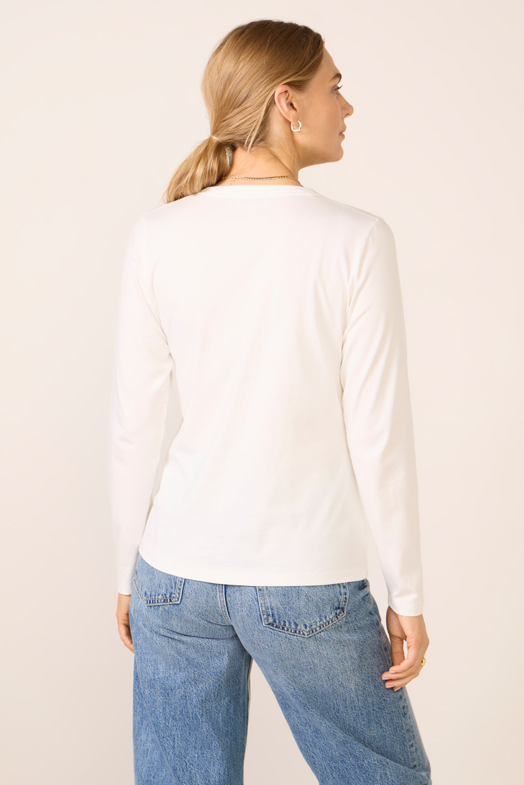 Women's Peyton Henley Long Sleeve Top