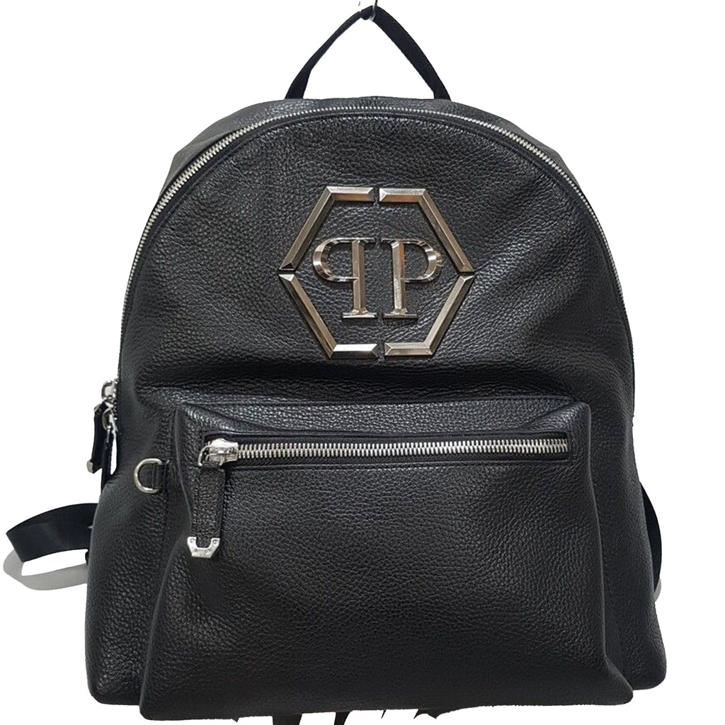 Black Leather Backpack