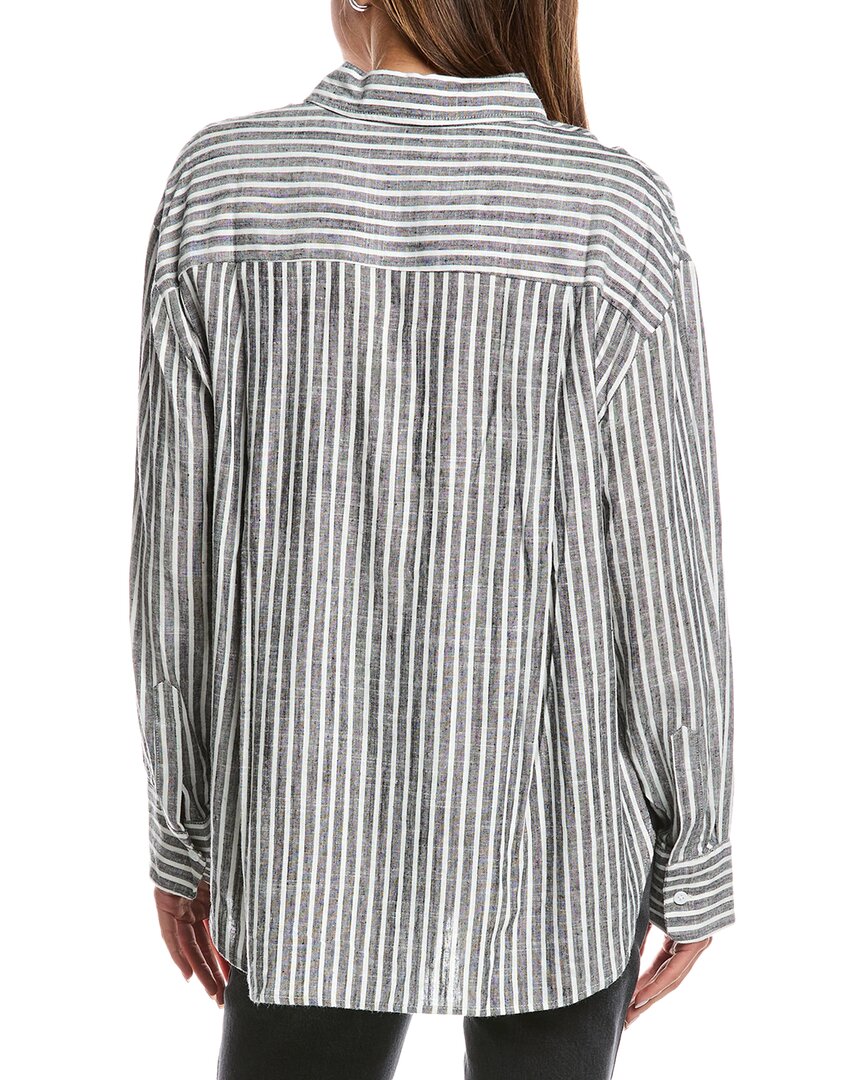 REVERIEE Linen-Blend Shirt