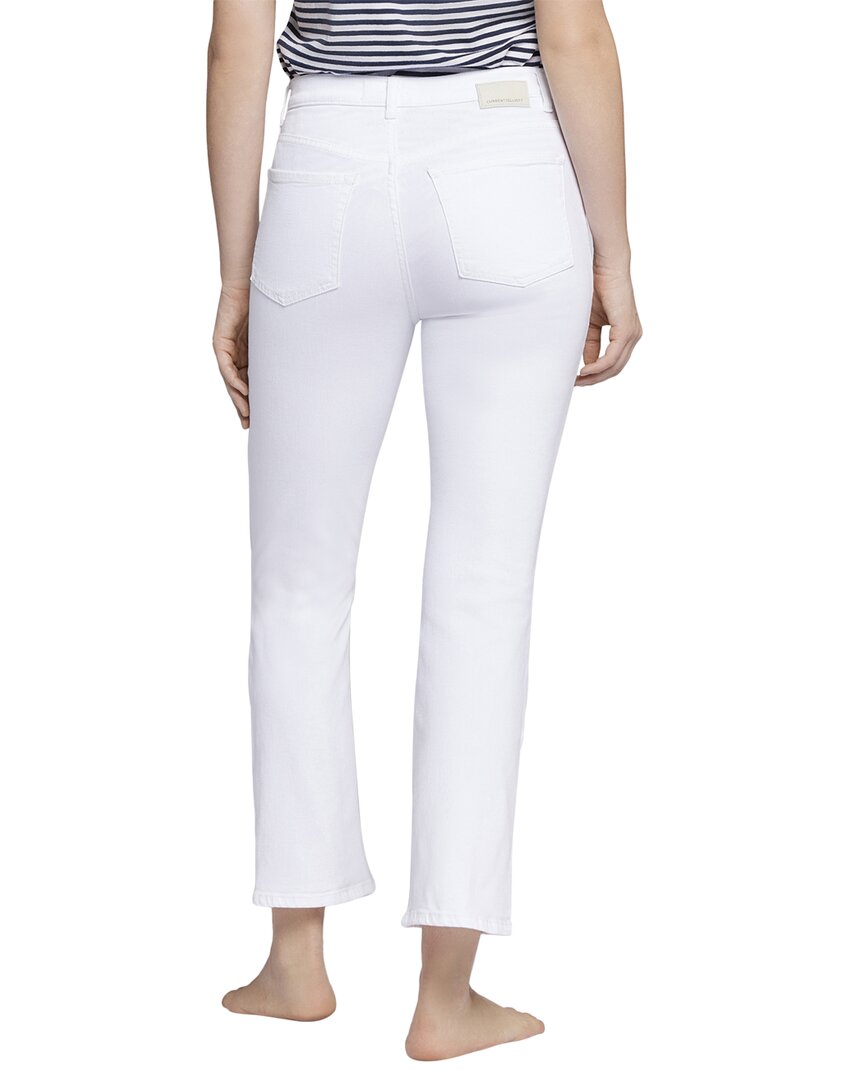 Current/Elliott The Boulevard Crop Boot Optic White Crop Boot Jean