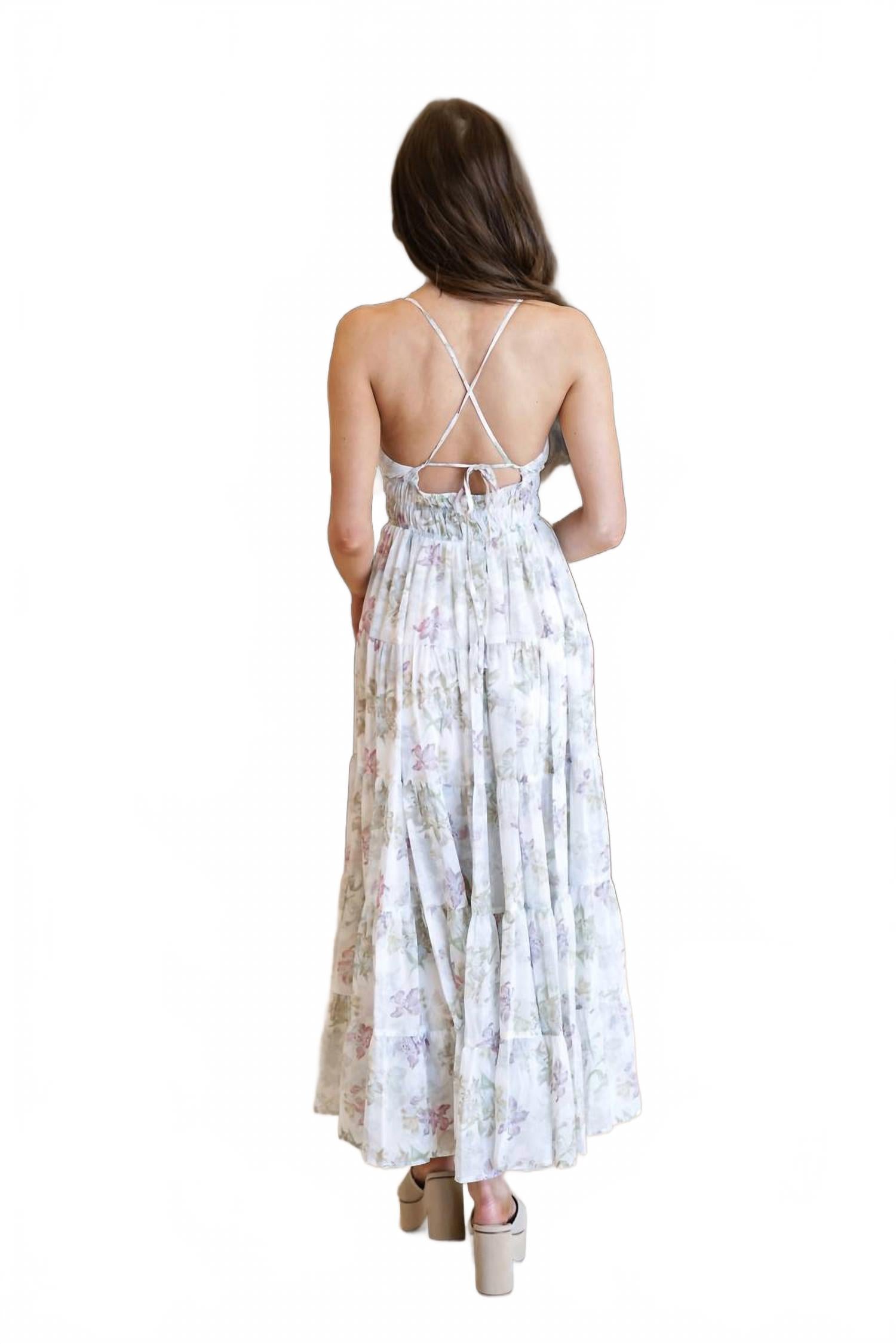 Aaliyah Dress In White