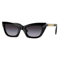 Burberry Sunglasses Cat Eye Full Rim, Black Frame And Grey Gradient Lens Be440930018G