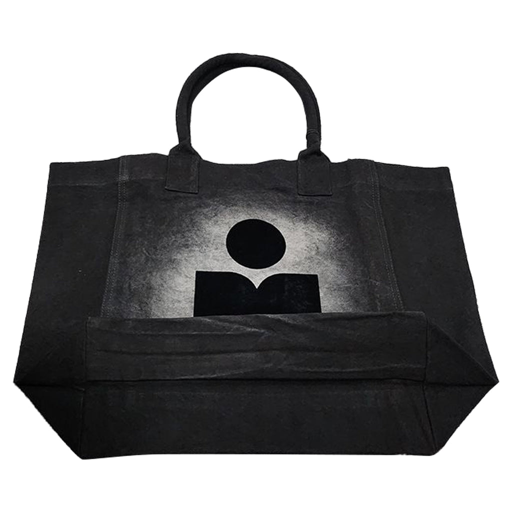 Yenky Embroidered Logo Shopper Bag Faded Black
