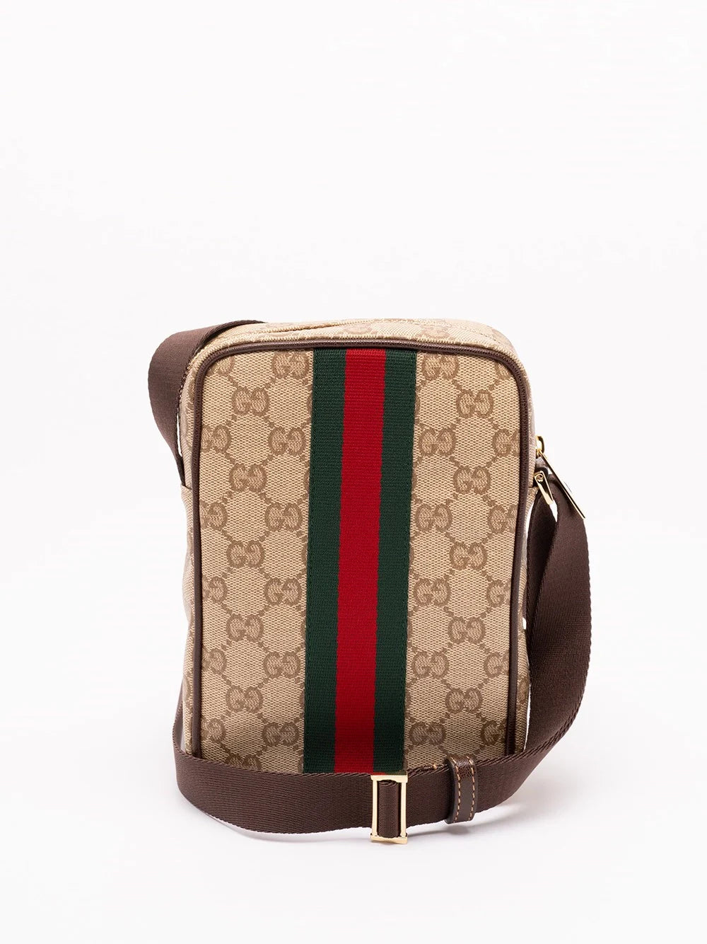 Gucci Men `Gg Coated Web` Crossbody Bag