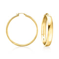 Ross-Simons 14kt Yellow Gold-Plated Hoop Earrings