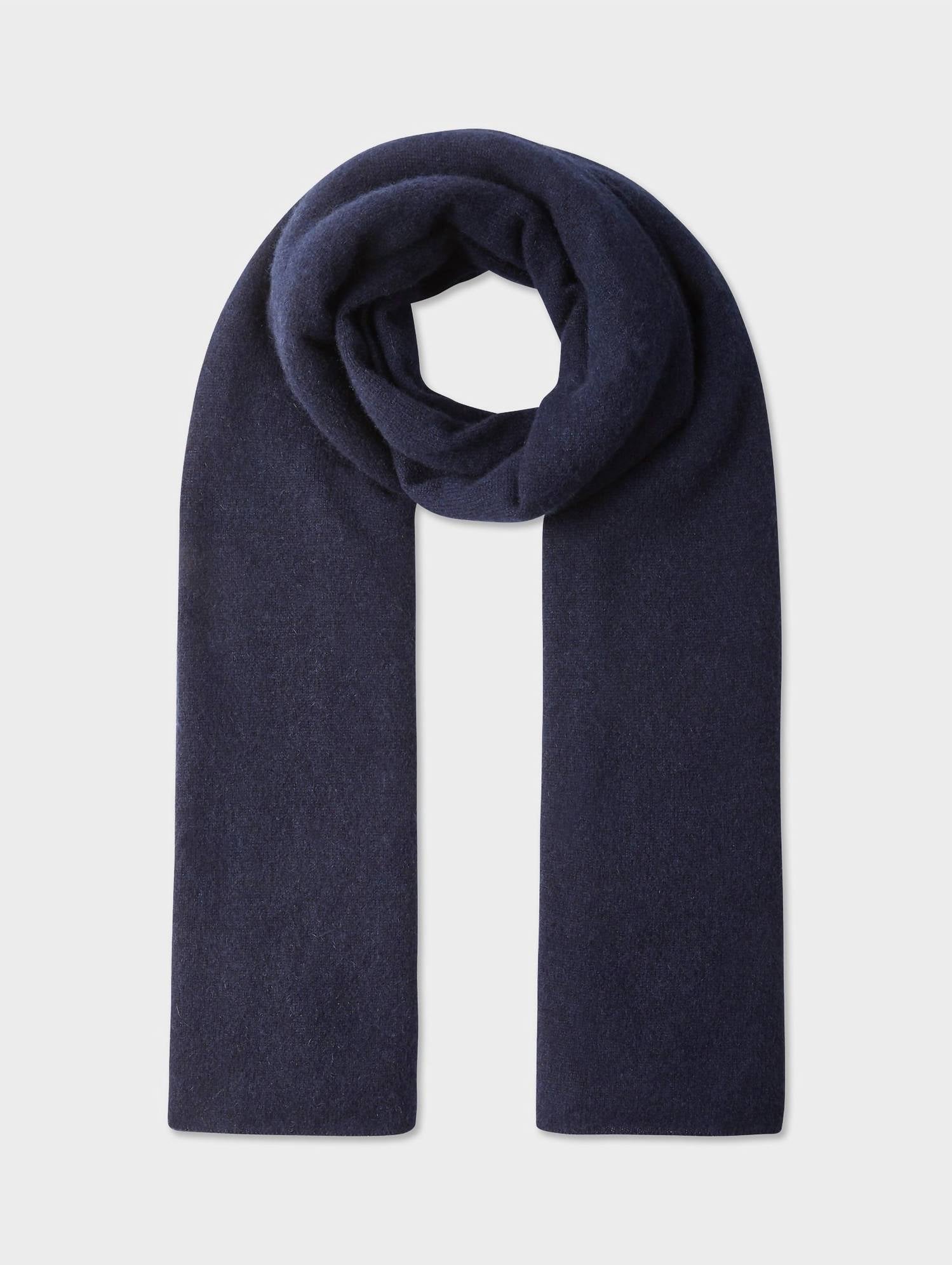Women's Cashmere Travel Wrap In Deep Navy