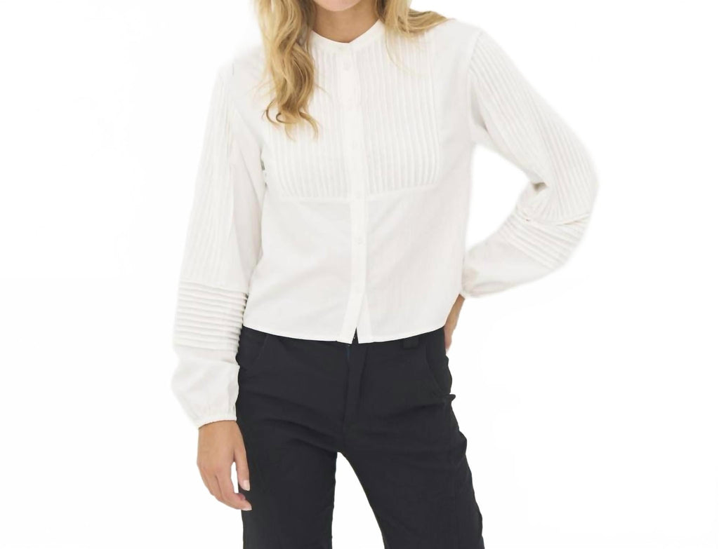 Beo Shirt Top In Creme