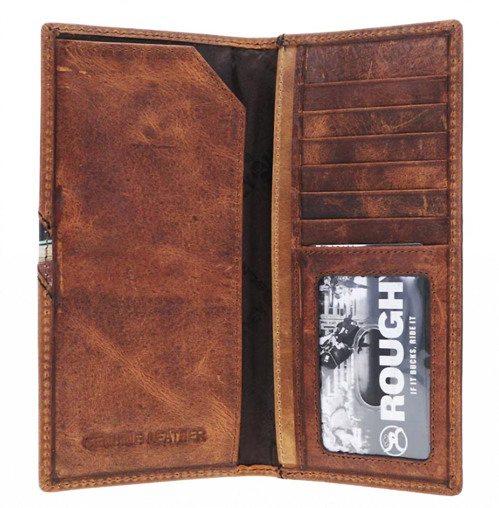 Serape Rodeo Wallet In Brown/multi