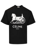 Celine Men Cotton Jersey T-Shirt