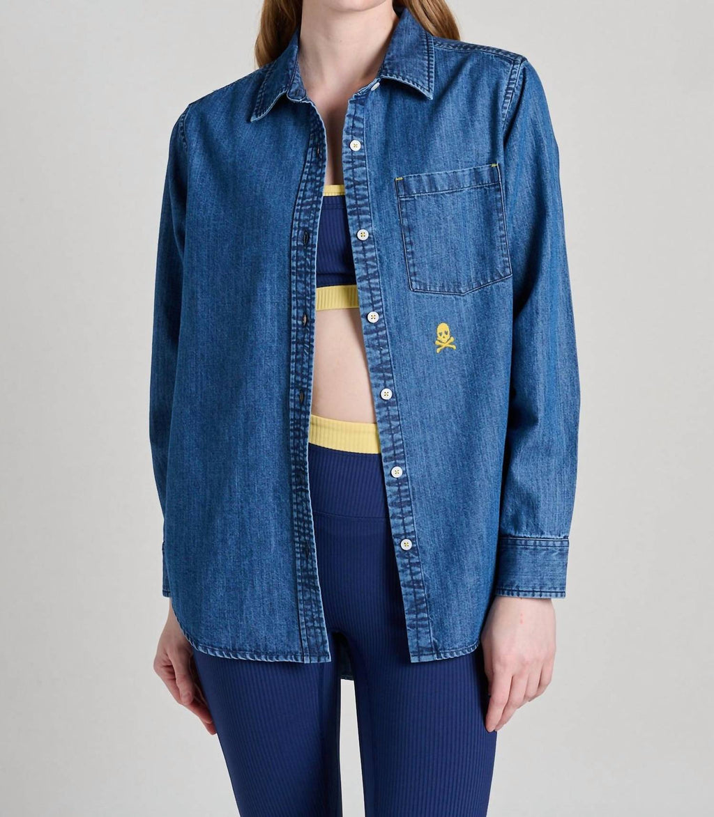Mia Soul Brigade Shirt In True Denim