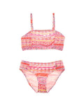 Lucky Brand Tile Print 2pc Bikini Set
