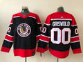 Men's Chicago Blackhawks Clark Griswold #00 Christmas Vacation Black Breakaway Player jersey