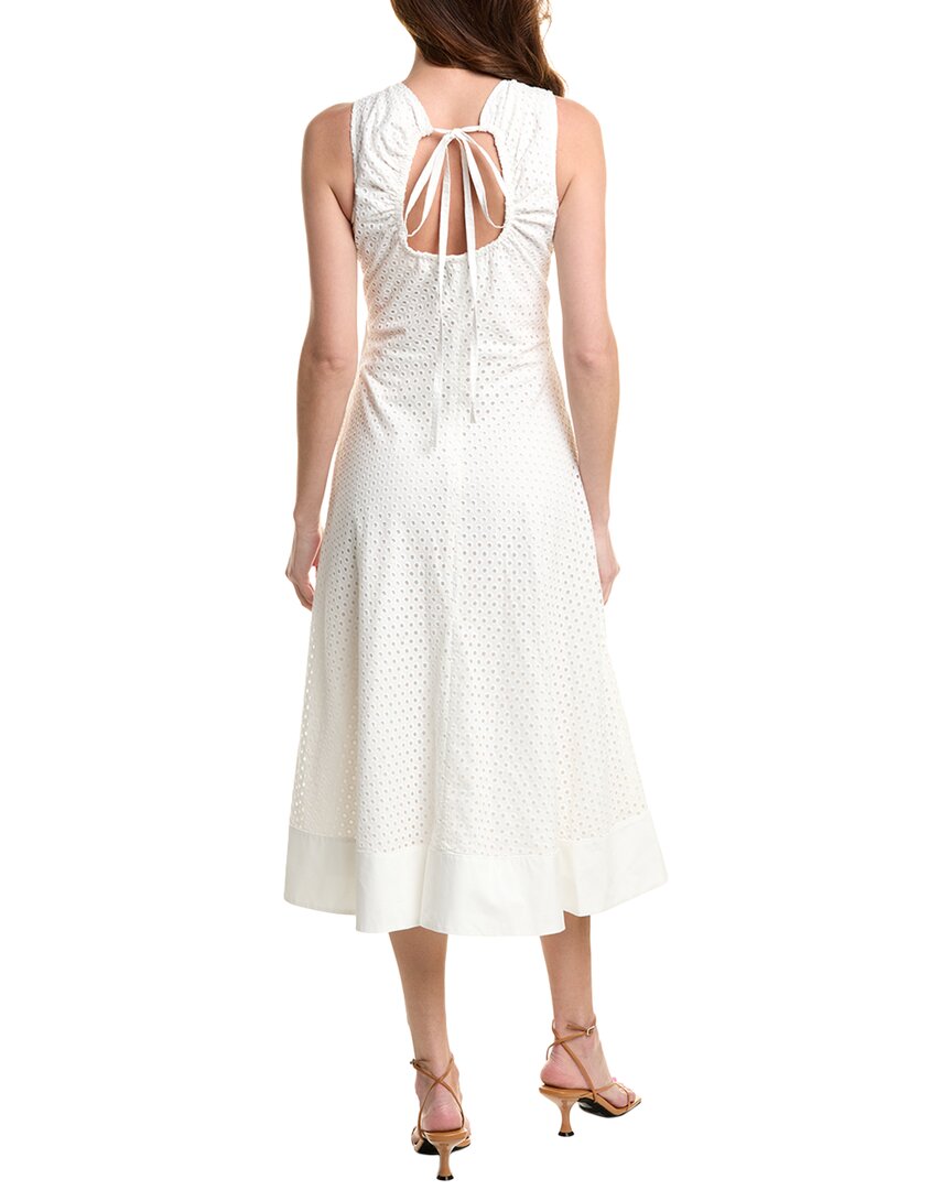 Proenza Schouler White Label Juno Eyelet Midi Dress