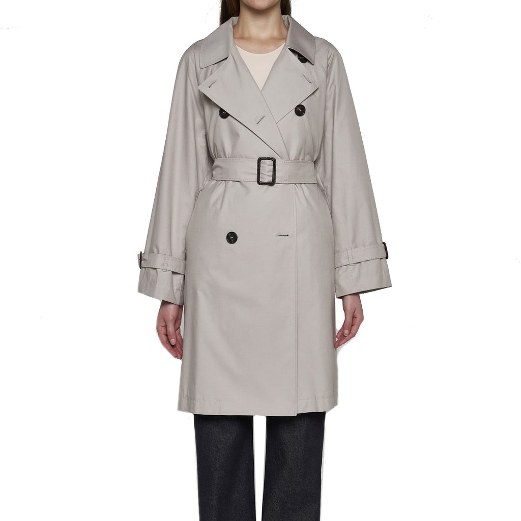 Max Mara The Cube Blend Cotton Trench Coat Women