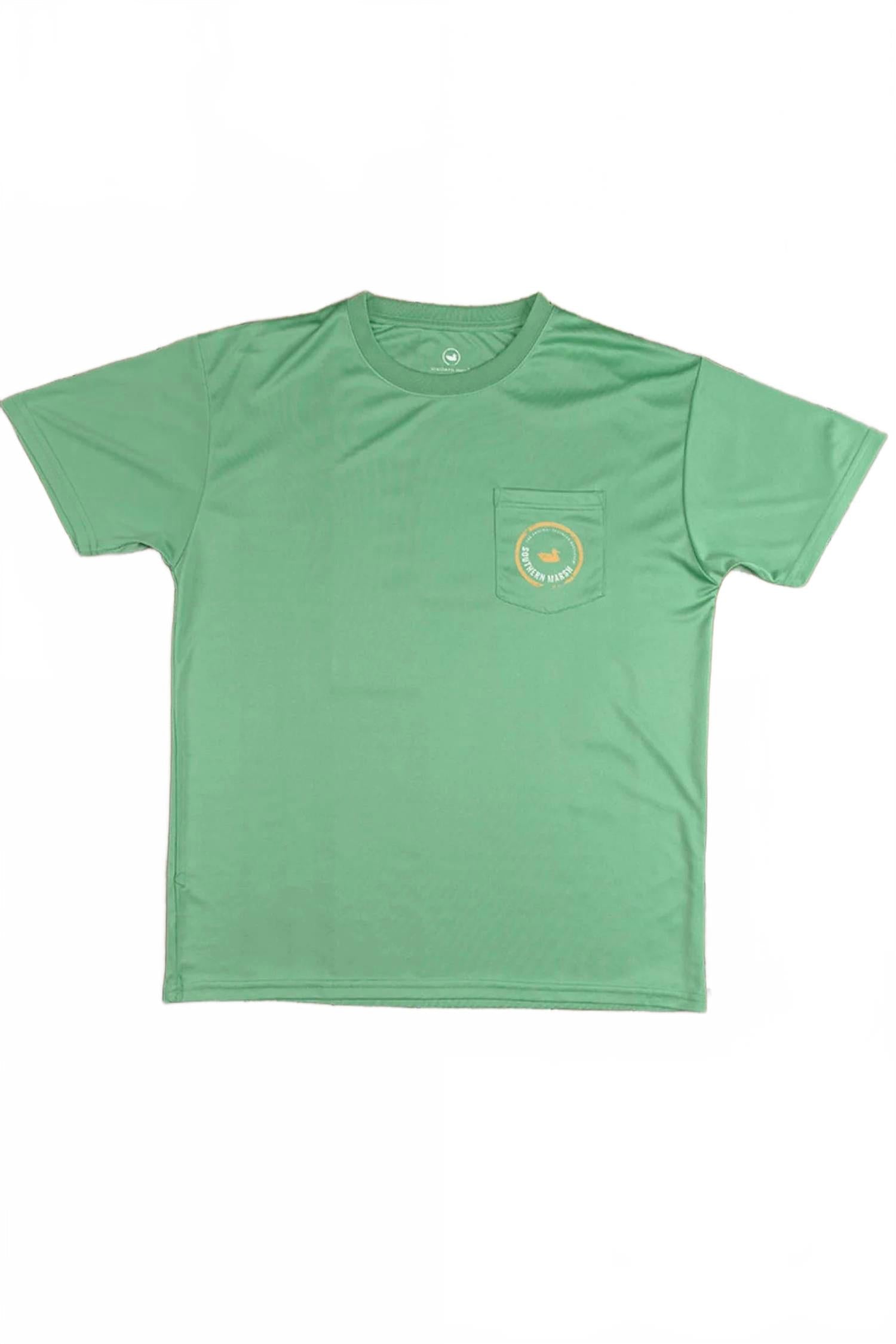 Men's Fieldtec Short Sleeve Performance Tee In Bimini Green