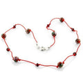 Resin Necklace with Epoxy in Multi Color