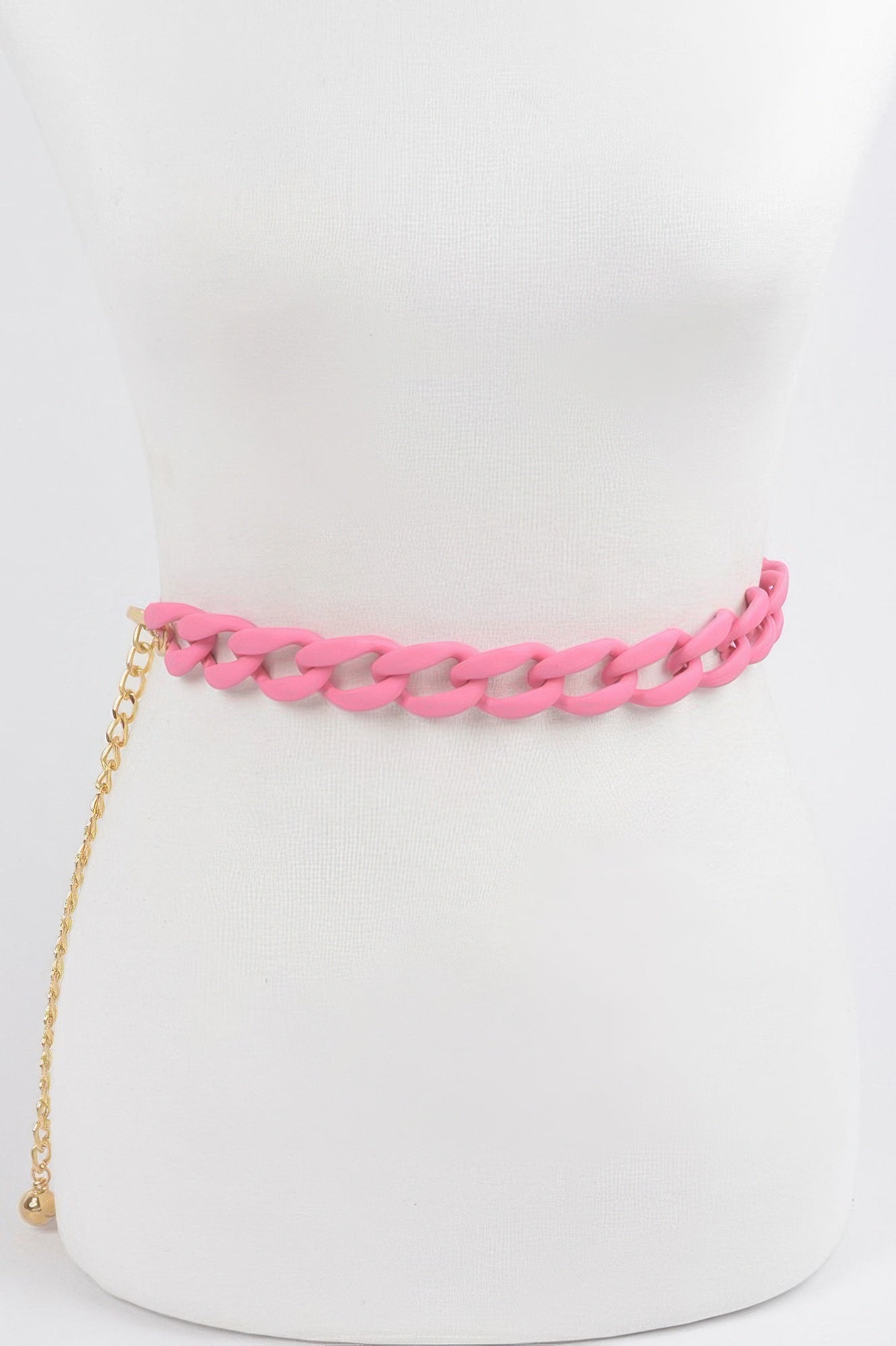 Vivid Color Chain Belt