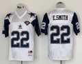 Men's Dallas Cowboys Emmitt Smith Mitchell & Ness White Legacy Replica Jersey1
