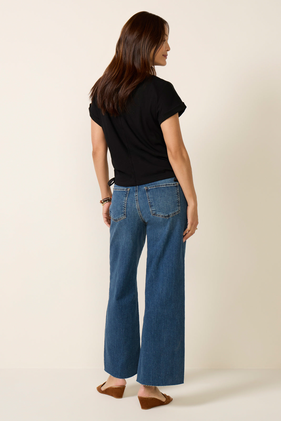 Women's Meg Wide Leg w/ Raw Hem Jeans