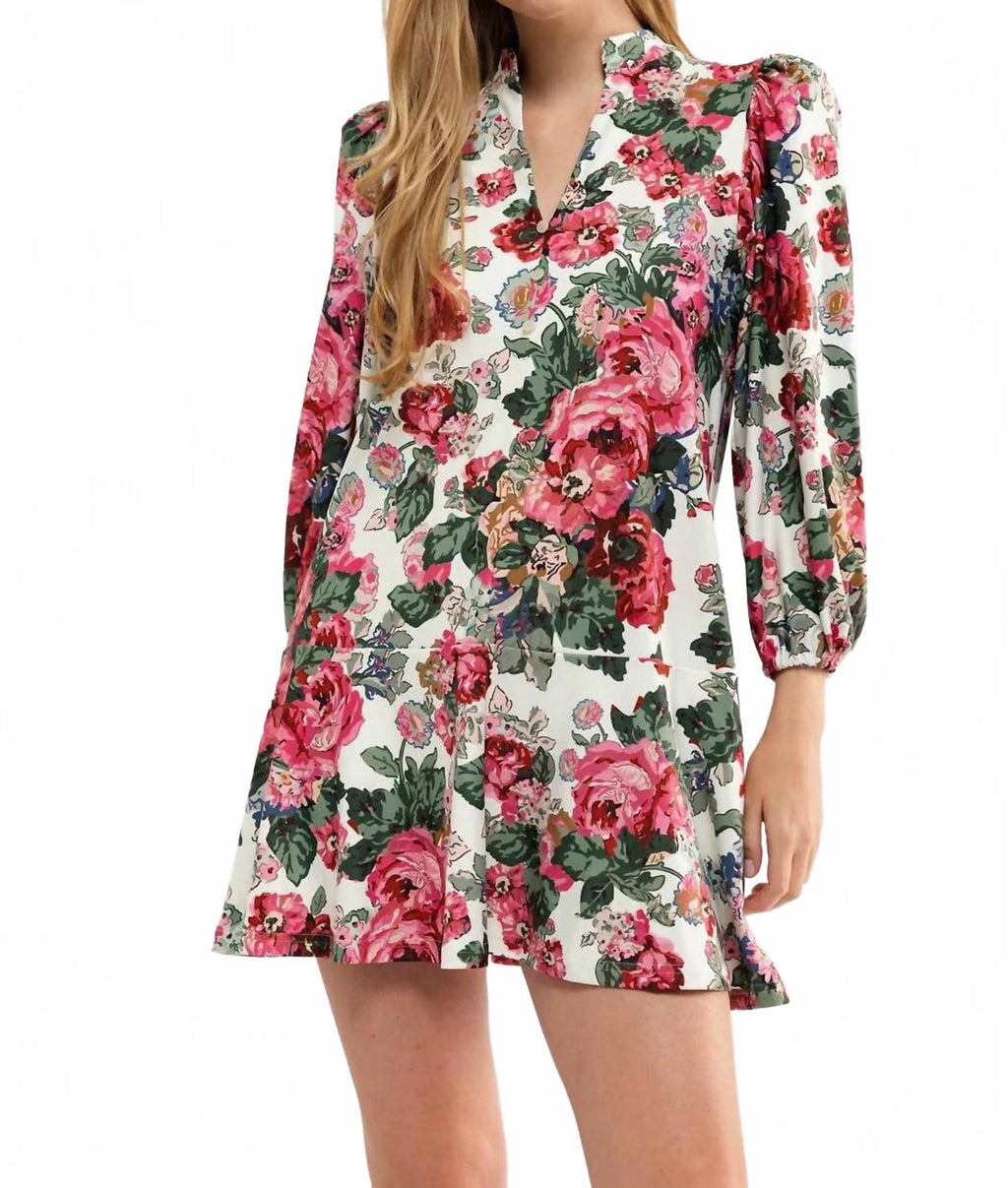 Hazel Mini Dress In Floral
