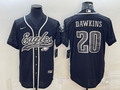 Men's Philadelphia Eagles Brian Dawkins #20 Black RFLCTV Limited jersey Joint Edition