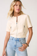 Women's Billie Textured Bomber Jacket