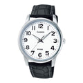 Casio Women’s Leather Band Analog Watch White Dial - LTP-1303L-7BV
