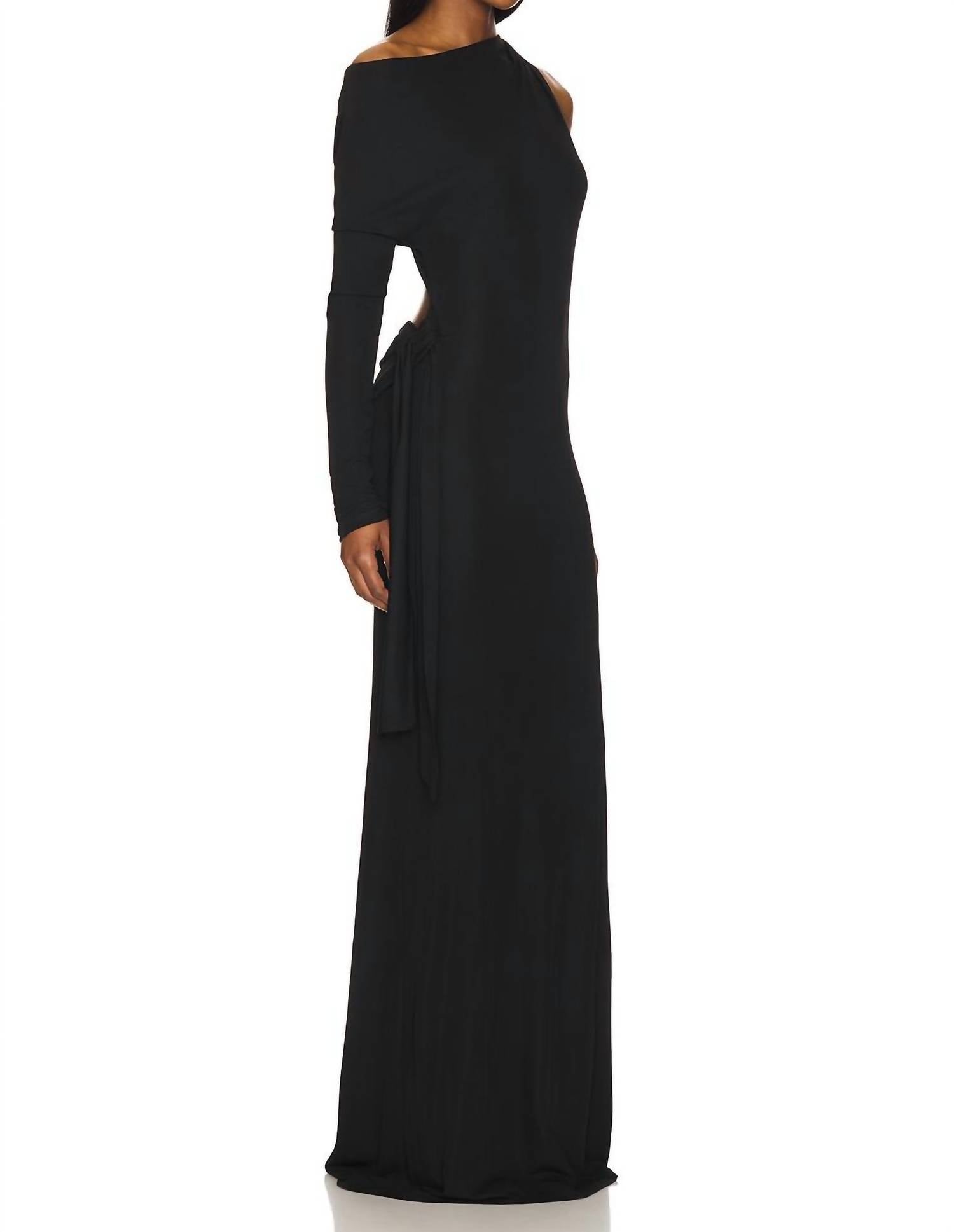 The Shuri Maxi Dress In Black