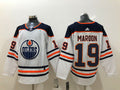 Men's Edmonton Oilers Pat Maroon #19 White Breakaway Player jersey