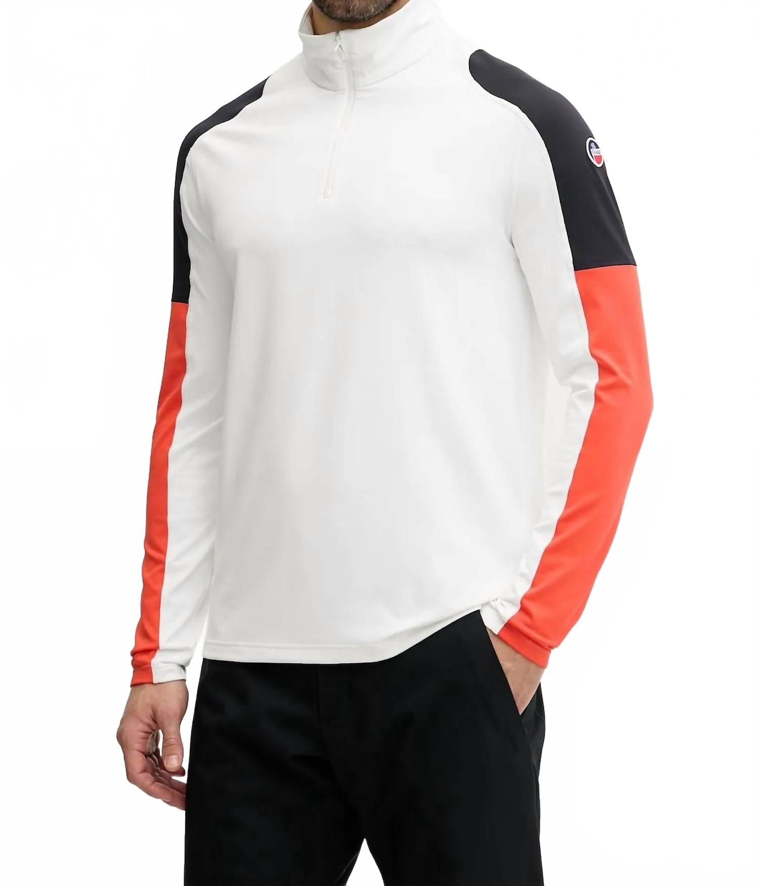 Pravio Thermal Base Layer Top In Neige/marin