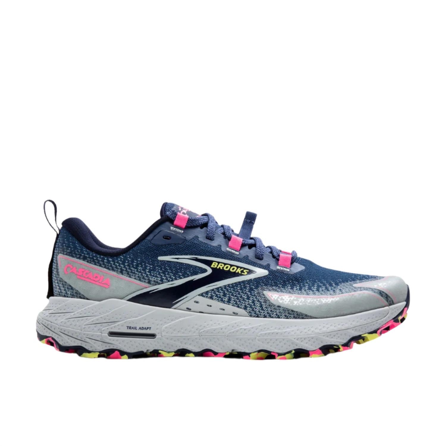 Women's Cascadia 18 Mountain Trail-Running Shoes In Oceana/blue/pink
