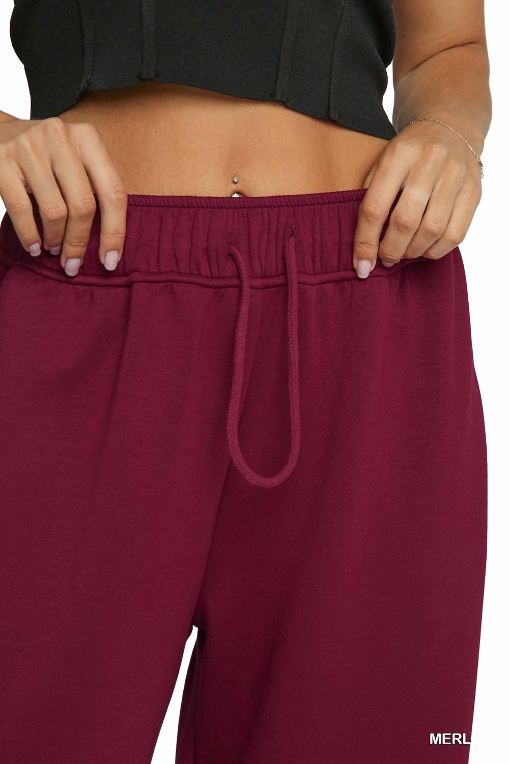 Neoknit Pull-On Sweatpants In Merlot