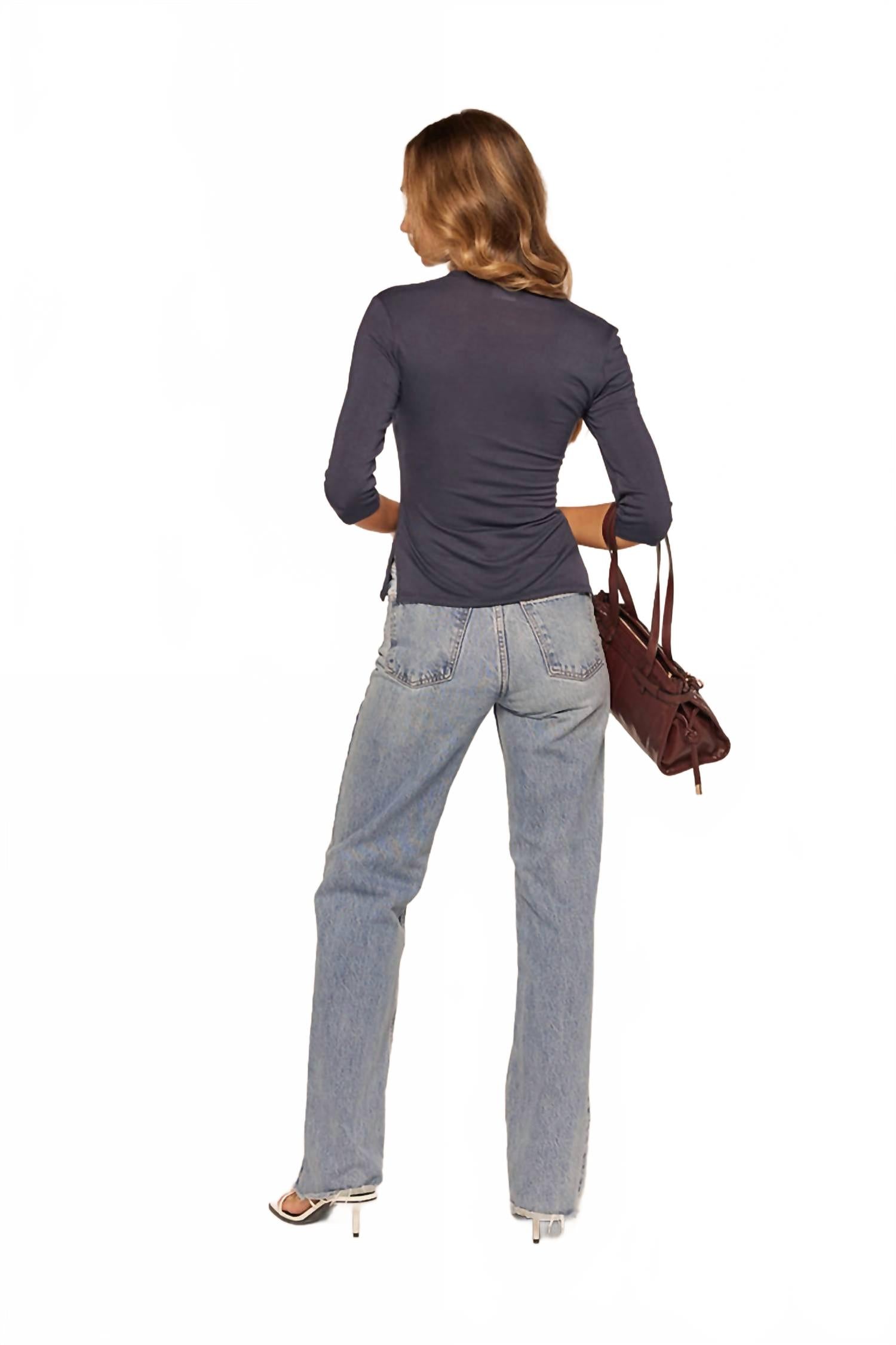 Sara Top In Navy