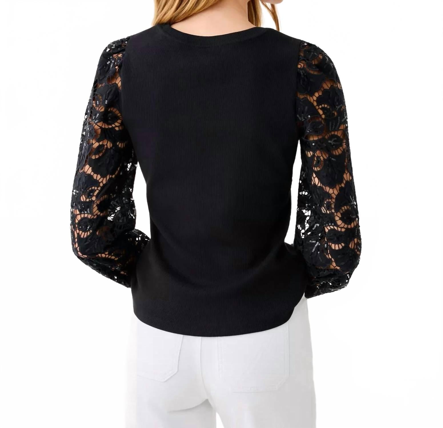 Bryant Knit Top In Noir