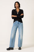 Women's Lexi Bowed Barrel Jean