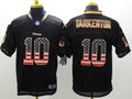 Men's Minnesota Vikings Fran Tarkenton #10 Black Game Jersey1
