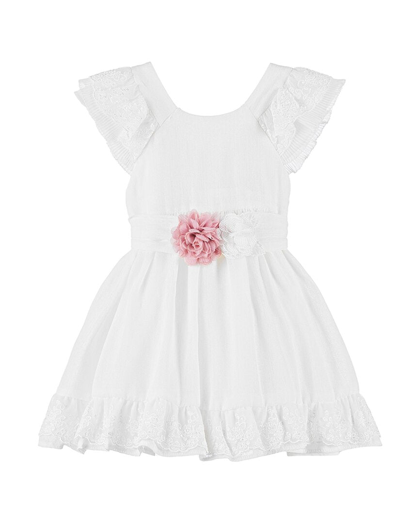 Mayoral Floral Applique Summer Dress