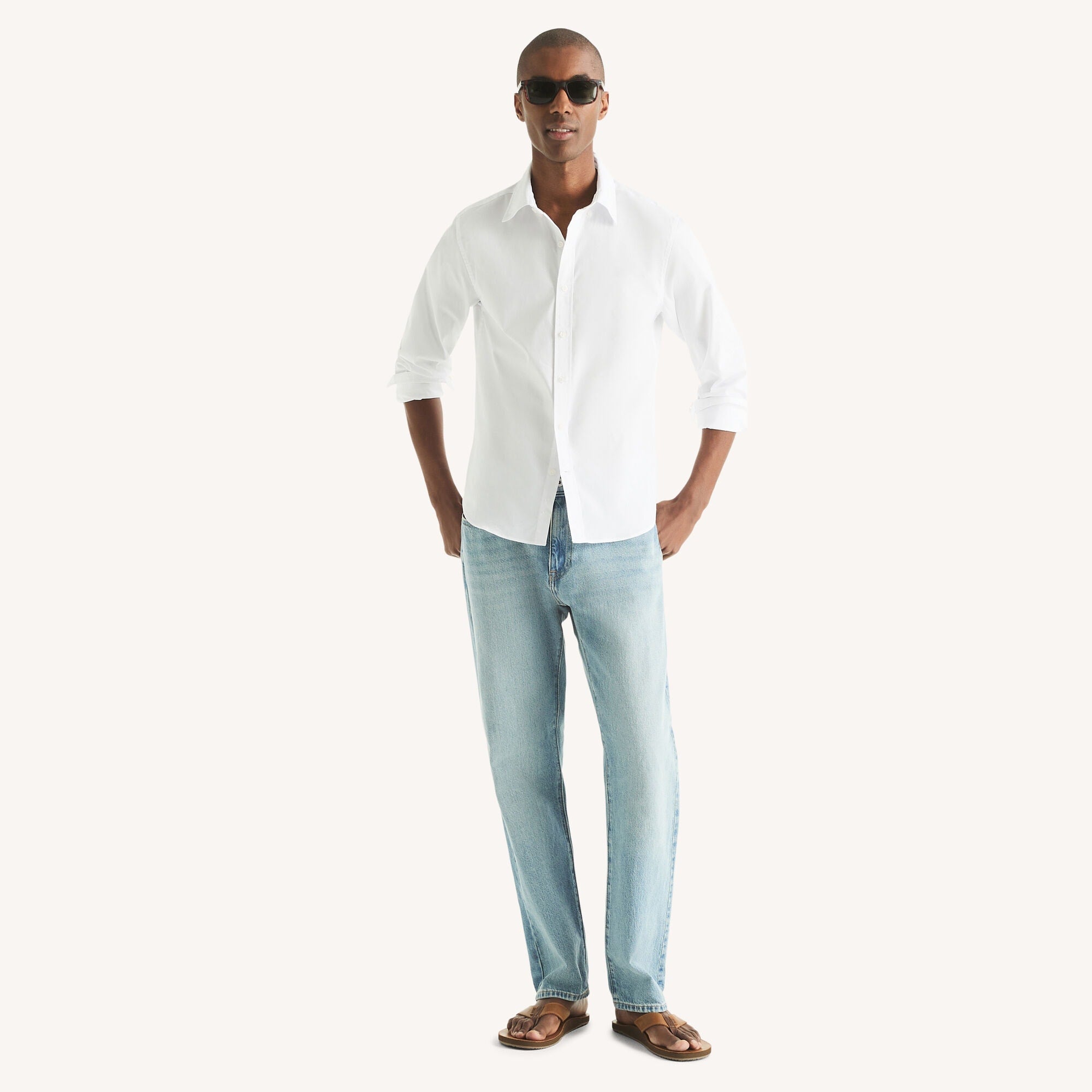 Nautica Mens Slim Fit Wrinkle-Resistant Shirt