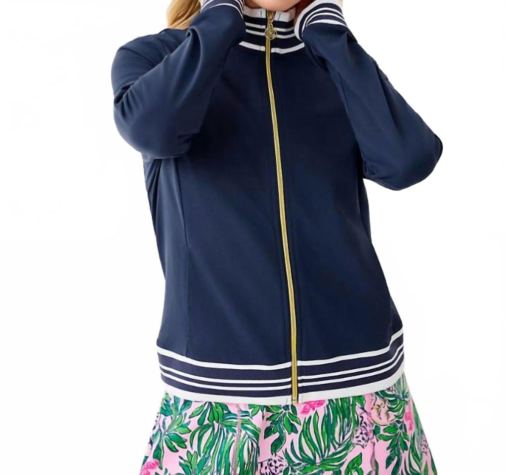 Regate Upf 50+ Jacket In Low Tide Navy