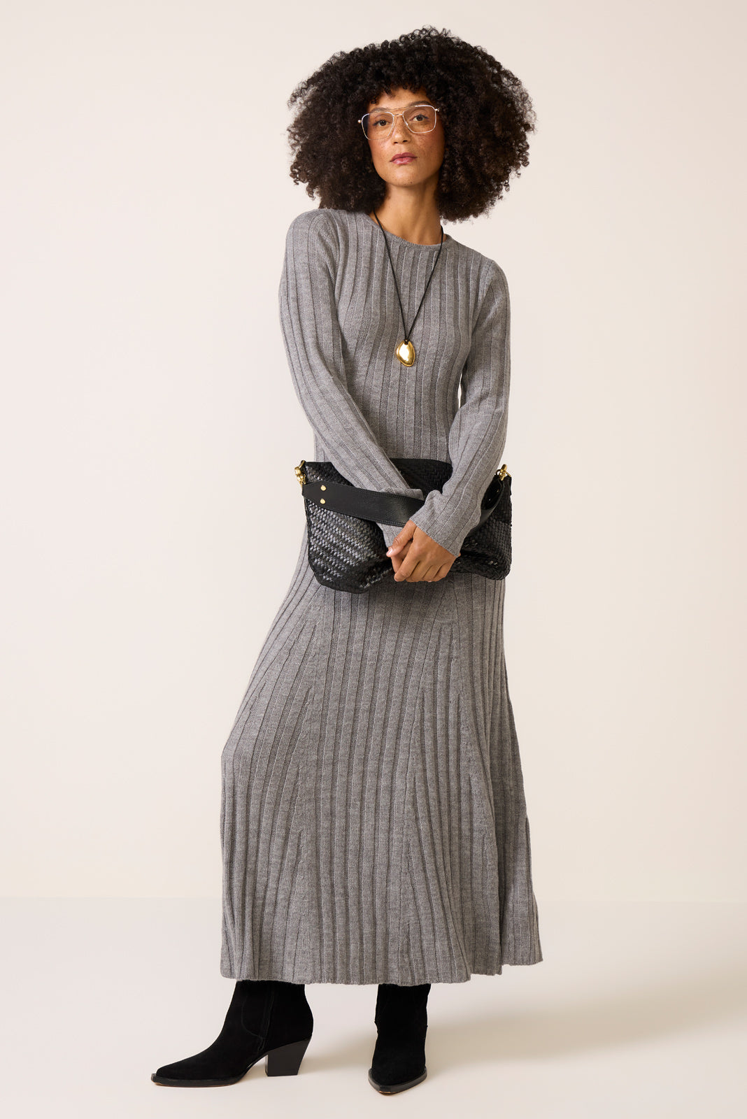 Women's Babysoft Fit n Flare Midi Dress